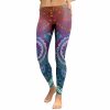 2021 New Design Color gradient Leggings Women Mandala Flower 3D Digital Printing Legging Fitness Leggins Elastic Trousers Pants