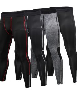 2021 Men Gym Leggings New Men Running Tights Pants Sportswear Quick Dry Breathable Pro Compression Fitness Athletic Trousers XXL