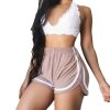2021 New Women Sport Fitness Yoga Shorts Women Athletic Shorts Ladies Sport Running Short Fitness Clothes Jogging shorts P30