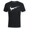 2021 New printing running t shirt sports men gym tshirt men sports fitness shirt men's Jogging t-shirt fashion sportswear