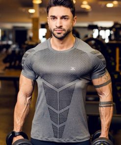 2021 Sport T Shirt Men Quick Dry Gym Shirts Running T-Shirts Compression Fitness Tshirt Top Sports Shirt Sportswear Rashgard