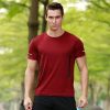 2021 T-shirts Men Summer Tops Reflective Print T shirt Men loose o-neck Short Sleeve Sports Fitness Gym Men Tshirts Plus Size