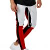 2021 Western Style Men's Casual Athletic Pants Men's Hip Hop Color Panel Fitness Pants Men's
