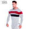 2021 Cotton Sport Shirt Men Long Sleeve Sports Top Fitness GYM Shirt Men Sportswear Running T Shirt Workout T-Shirt Rashgard