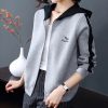 40@patchwork coat Athletic Women Letter Printing Sweatshirts Long Sleeve Blouse Sport Coat Girl Sweatshirts Hoodies Fashion Tops