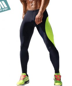 Aimpact Skinny Men Sport Pants Athletic Slim Fitted Running Men's Pants Gym Strip Tight Sweatpants AQ17