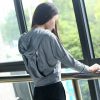 Aipbunny 2021 Long Sleeves Sexy back Design Sport Hoodie Gym shirt Fitness Tops tees Sportswear Running Woman Athletic t-shirts