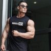 Brand Fashion Workout Mens Tank Top Cotton Clothing Bodybuilding Musculation Gym Fitness Singlets Sleeveless Vest Muscle Shirt