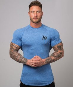 Brand Gym T Shirt Men Rashgard Sportswear Sport Shirt Running Tshirt Compression T-shirt Fitness Sports Jogging Workout Tshirts