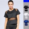 Casual Loose Women White T-Shirt Fitness Running Gym Sports Tops O Neck Short Sleeve T Shirt White Tops Women Tshirt