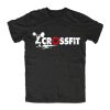 Crossfit Men T Shirt Summer Fashion Tee  Black White  Sports Gym Workouts Exercises Training