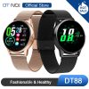 DT NO.1 DT88 Smart Watch Round Touch Screen Smartwatch Heart Rate Intelligent Fitness Tracker Sports Fashion Watch Men Women