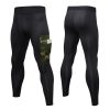 Design New Men's Compression Leggings Training Running Tights Athletic Base Layer Cool Dry Pants With Pocket Pants Workout