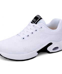 Fashion Lace Up Women Running Shoes Lightweight Sneakers Breathable Outdoor Sports Shoes Comfort Air Cushion Running Gym Shoes