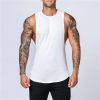Fitness Singlets Sleeveless Workout Tank Top Men Gym Clothing Bodybuilding Musculation Vest Muscle Shirt Men