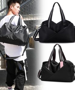 Fitness Sports Gym Bag With Shoes Compartment And Wet Pocket Waterproof Travel Bag Baggage Gym Bag For Men Women