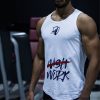GYMOHYEAH Cotton Gyms Tank Tops Men Sleeveless Tanktops For Boys Bodybuilding Clothing Undershirt Fitness Vest Male Tanks