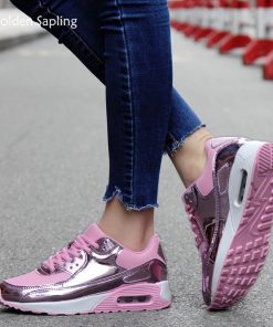 Golden Sapling Classic Women's Sneakers Air Cushioning Fitness GYM Sport Shoes Women Breathable Mesh Trainers New Running Shoes