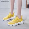 Golden Sapling Lightweight Women's Sneakers Breathable Air Mesh GYM Sport Shoes Women Trainers Platform New Classic Running Shoe