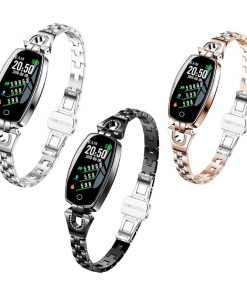 H8 H8 Waterproof Smart Bracelet Women Sports Smartband Heart Rate Blood Pressure Monitor Watch Fitness Tracker for iOS for