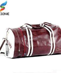 Hot Top PU Outdoor Sports Gym Bag Multifunction Training Fitness Shoulder Bag With Shoes Pocket Mixed Colors Travel Yoga Handbag