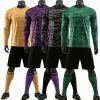 Kids Adult goalkeeper Soccer Jerseys Shorts Set Men Child Football Uniform Long sleeve Training Suit Sports Kit Jersey