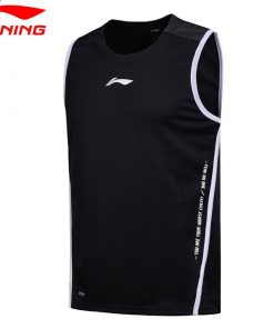 Li-Ning Men Basketball Competition Vest AT DRY Regular Fit Comfort LiNing Breathable Sports Sleeveless Jerseys AAYN037 MBS068