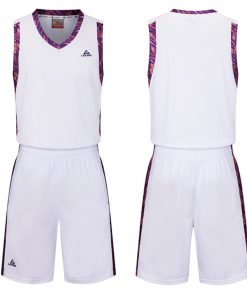 Men Basketball Jersey Sets Breathable Throwback Basketball Team Uniforms Sports jerseys Suit Quick Dry New Design DIY Custom
