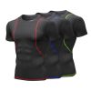 Men Compression Shirt workout Sport Running T-shirt Short Jogging tshirt Men Sports Train Fitness Jersey gym shirt