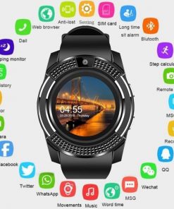 Men Smart Watch Bluetooth touch Screen Android Fashion Sports Men and Women Smartwatch With Camera SIM card slot Watch PK X6 A1
