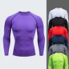 Men's Fitness Garment Sports Tight Body Long Sleeve Quick drying Elasticity