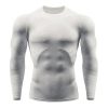 Men's long-sleeved T-shirt sports running fitness suit compression sports tights basketball football training suit