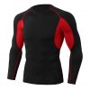 Men's sports T-shirt Man Workout Long Sleeve Fitness Sports Running Yoga Athletic Shirt Top Blouse  football training suit#11