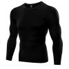 Mens Compression Under Base Layer Top Long Sleeve Tights Sports Running T-shirts CY1 New 2021