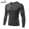Mens Compression Under Base Layer Top Long Sleeve Tights Sports Running T-shirts New Arrival