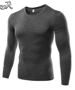 Mens Compression Under Base Layer Top Long Sleeve Tights Sports Running T-shirts New Arrival