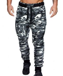 Mens Winter Warm Clothes Drawstring Camouflage Jogger Modish Athletic Pants Casual Gym Tactical Sweatpants Pleated Sport Trouser