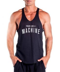 New Gyms Stringer Tank Top Mens Bodybuilding Clothes Fitness Men Singlet Sleeveless Shirt Cotton Workout Vest Muscle tanktop