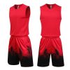 New throwback basketball jerseys sets men blank basketball jerseys uniforms boys women  sports training jerseys suits customized