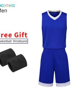 Onedoyee Men Basketball Training Jerseys Sets College Basketball Tracksuits Breathable Sports Jerseys Basketball Uniforms Custom
