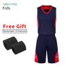 Onedoyee Men's Basketball Sets Training Uniforms Kits Sports Jerseys Quick Dry Breathable Youth Basketball Jerseys Team Wear