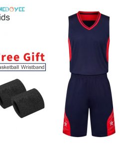 Onedoyee Men's Basketball Sets Training Uniforms Kits Sports Jerseys Quick Dry Breathable Youth Basketball Jerseys Team Wear