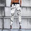 Pants Women Legging Running S-XL Sport Fitness Leggings Stretching Slimming Hip Up Gym Pant Flower Jogging Pants#20/*