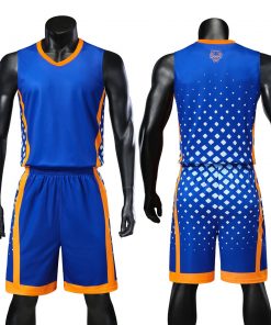 Personality Reversible Men Basketball Jerseys Sets Team Uniforms Sports Kit Shirts Shorts Suits Breathable Customized Print Draw