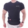 Rashgard Men Gym Sport Shirt Dry Fit Running T Shirt Men Fitness Gym Tshirt Sports T-Shirt Sportswear Tees Elastic Jogging Top