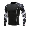 Rashgard Men Long Sleeve Run Tights T-shirt Sports Men's Running Fitness Sportswear Bodybuilding Sports Men's Compression Shirt