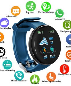 Round Smart Watch Men Blood Pressure Tonometer Women Wrist Passometer Blood Oxygen Sports Watch  Fitness Tracker For Android Ios