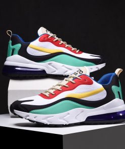 Running Shoes Men Comfort Jogging Shoes Men Air Cushion Sneakers Unisex Training Gym Fashion Multicolor Stitching Sport Footwear