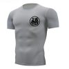 Running T Shirt men Active Short Sleeves Quick Dry Compression  tshirt tight Training Gym Fitness tshirt men Sports Clothing
