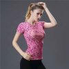 T Shirt Women Yoga Top Fitness Compression Shirt Women T-shirt 3D Print Pink Superman Gym Sport Yoga Shirt Women Tshirt Tops